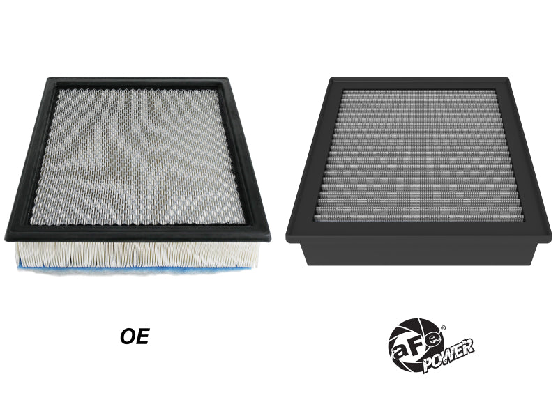 aFe Magnum FLOW OE Replacement Air Filter for Isuzu D-Max 12-24 L4-3.0L, featuring a durable design for optimal airflow.