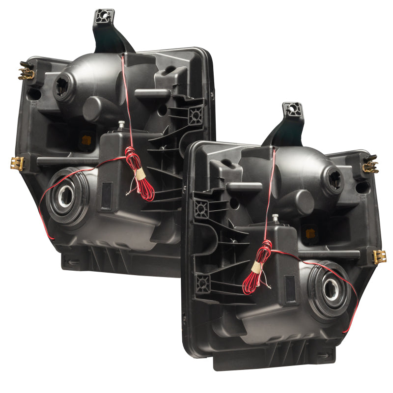 Oracle 08-10 Ford F250 Pre-Assembled Halo Headlights - Chrome Housing - w/ 2.0 Controller