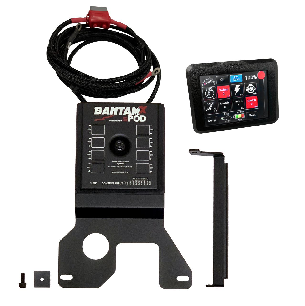 BantamX Touchscreen for Jeep JL V8 sPOD