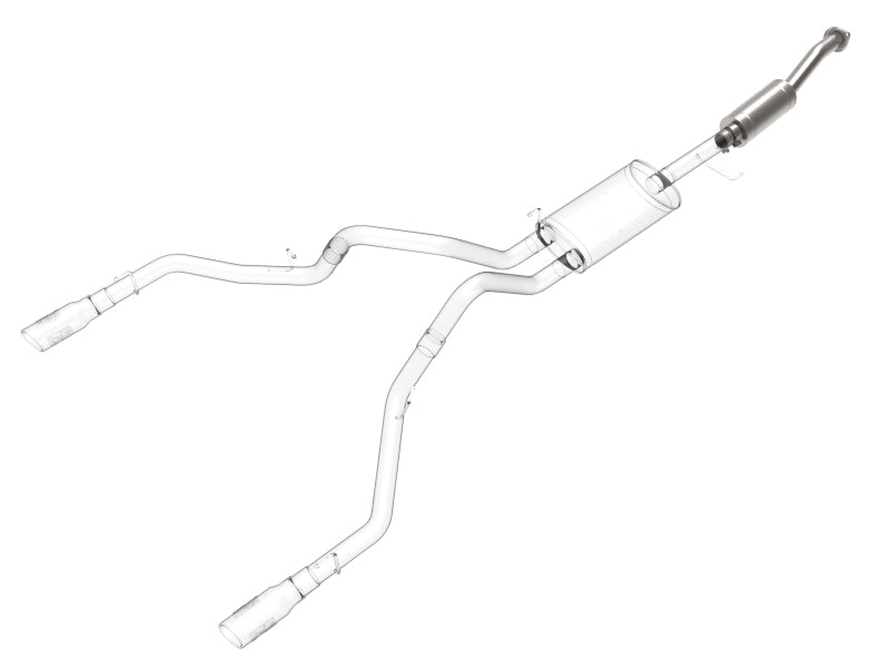 aFe Vulcan Series resonator upgrade pipe designed for aFe POWER exhaust systems, enhancing performance and sound quality.