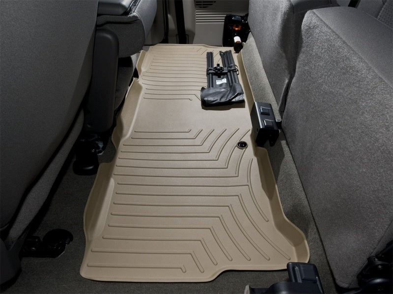 WeatherTech 99-10 Ford F250 Super Duty Super Cab Rear FloorLiner - Tan