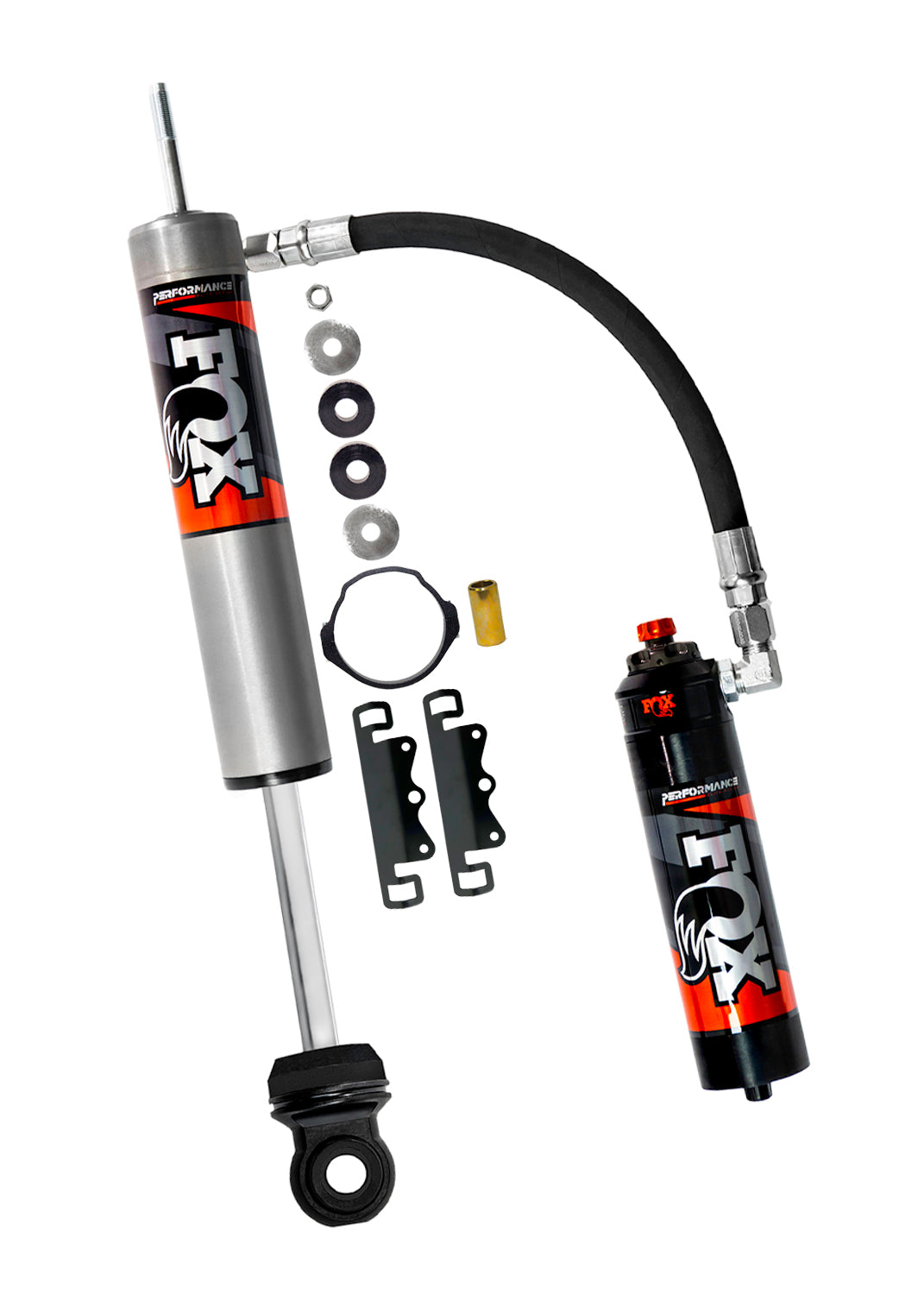 Shock Absorber 05-23 Toyota Tacoma Rear 2.5 Truck Performance Elite Series Remote Reservoir 0-1.5 Inch Lift Dual Speed Compression Kit FOX