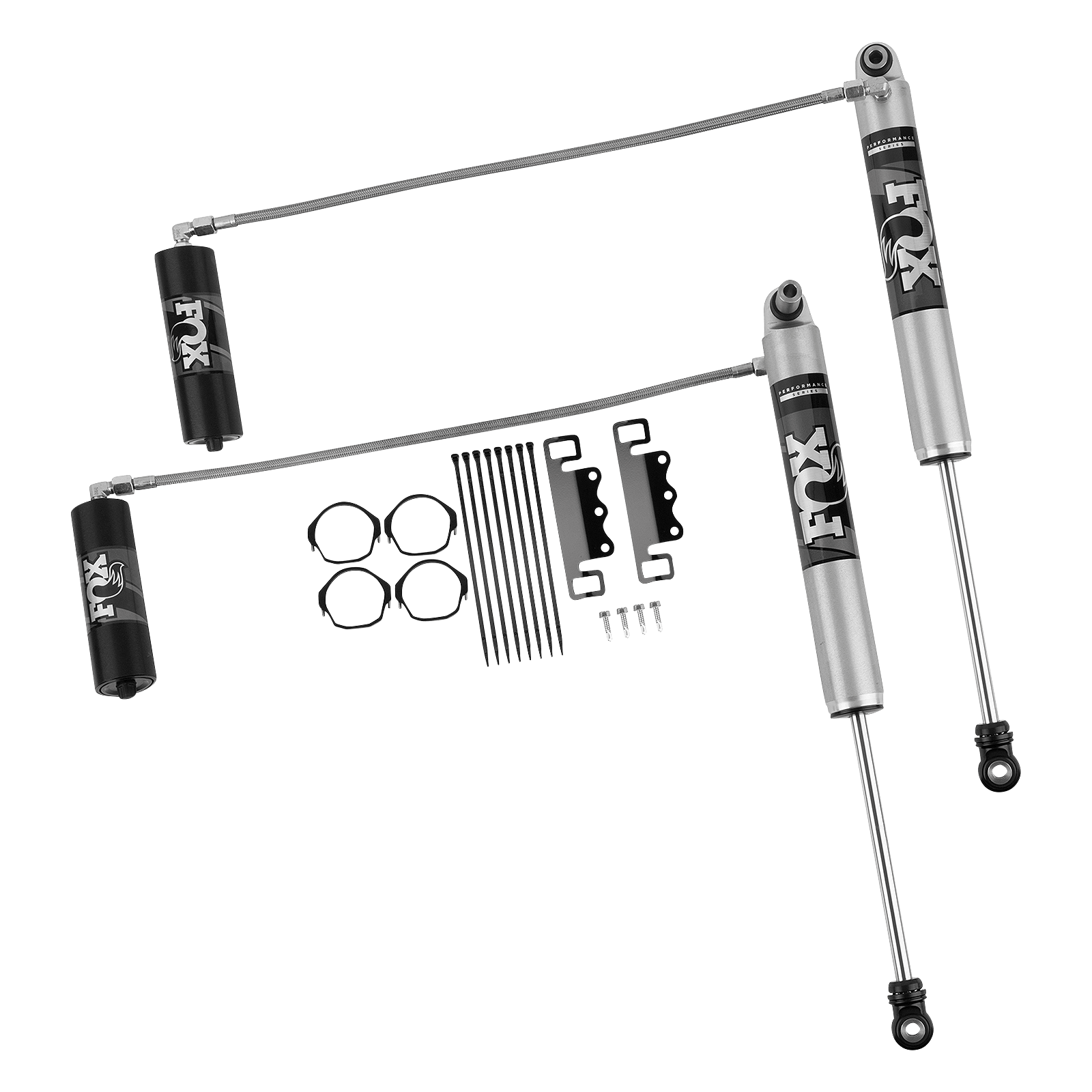 FOX 2.0 IFP Front Shocks w/ Reservoir | 3.5-4 Inch Lift | Performance Series | Jeep Gladiator JT (20-25)