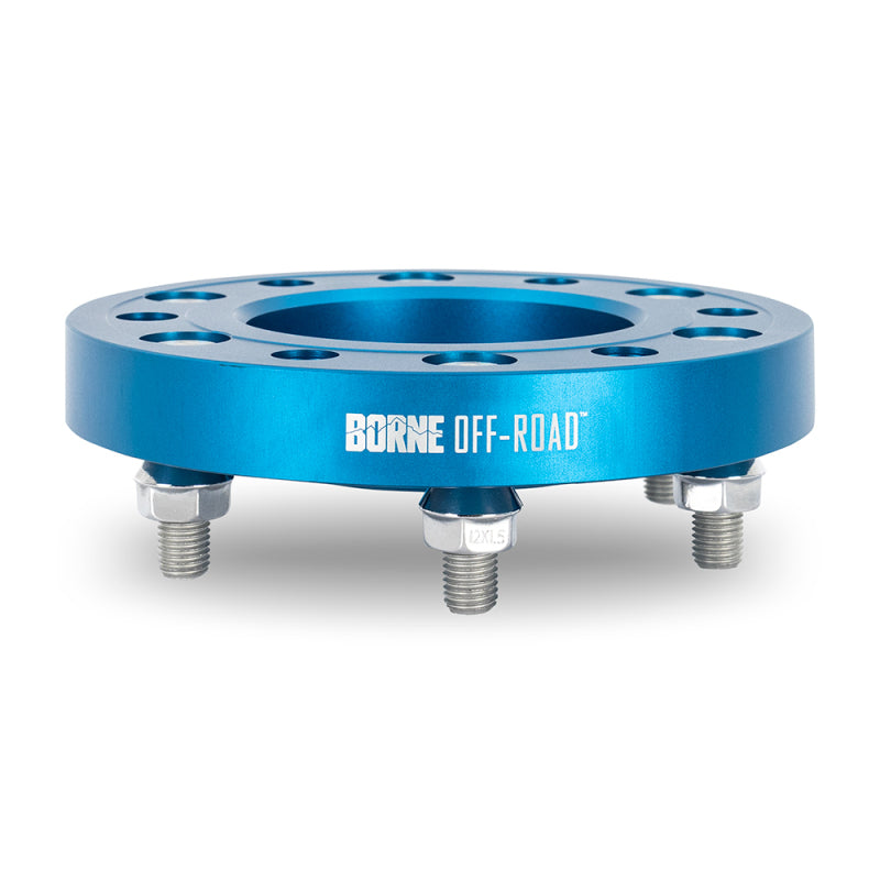 Mishimoto Wheel Spacers - 6x139.7 - 93.1 - 25mm - M12 - Blue