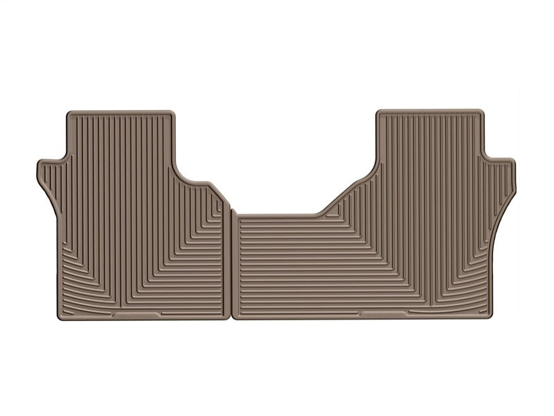 WeatherTech 2019+ Chevrolet Silverado 1500 Rear Rubber Mats - Tan