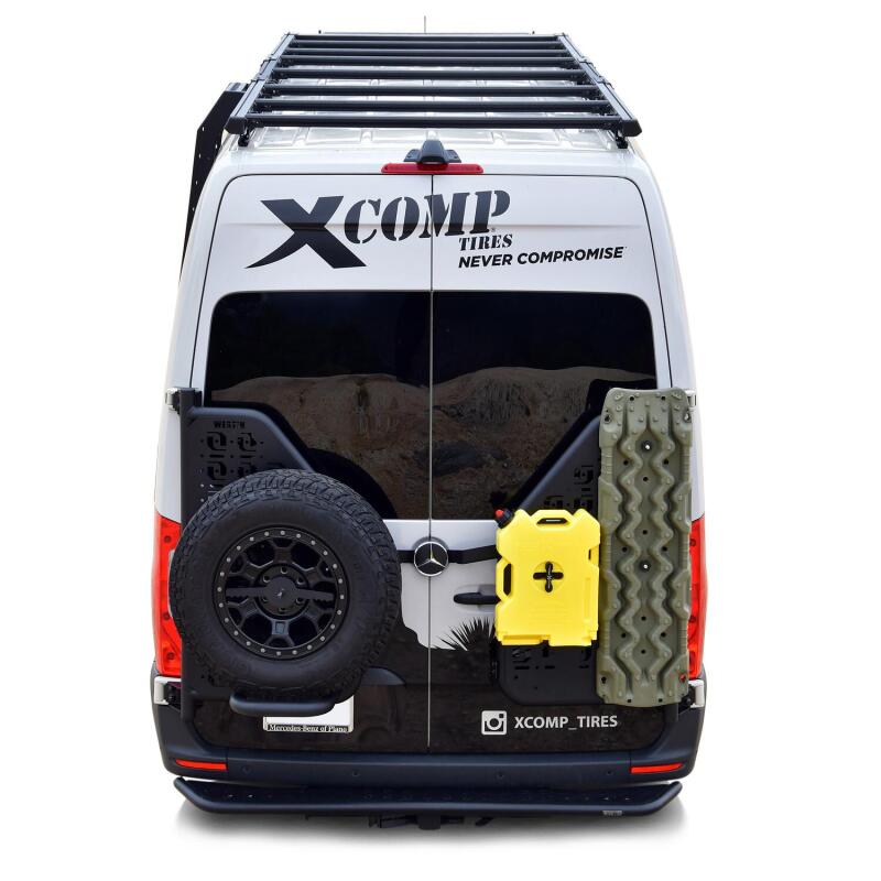 Westin 19-23 Mercedes-Benz Sprinter 144in WB/High Roof Mesa Roof Rack - Textured Black