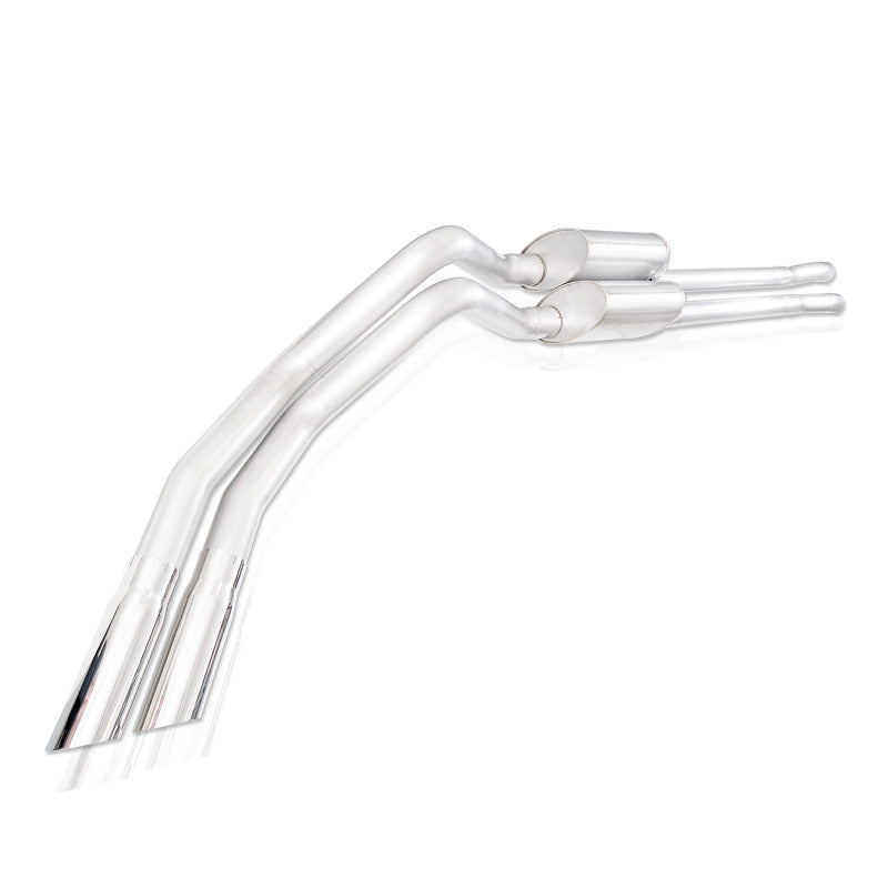 Stainless Works 15-19 Ford F150 5.0L Redline Aftermark Connection Dual 3.5in Side Exit Polished Tips