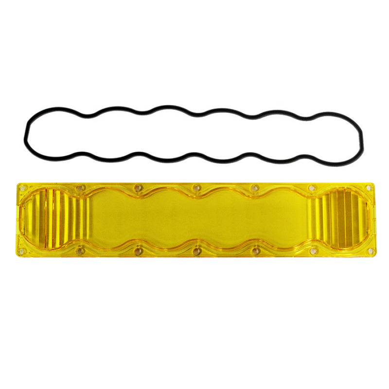 Baja Designs OnX6 amber driving/combo lens kit with a rubber gasket for enhanced off-road lighting performance.