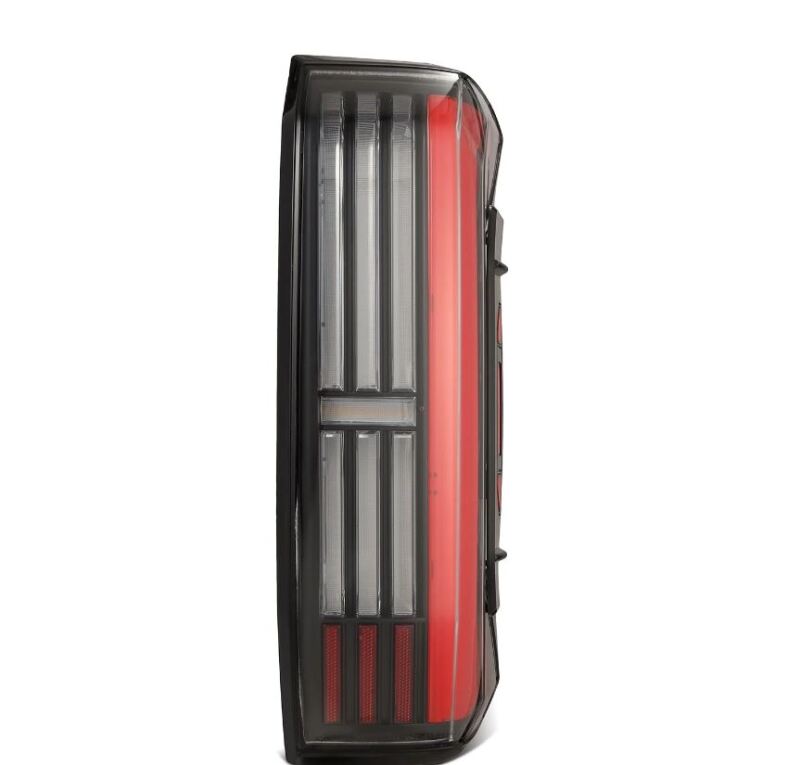 AlphaRex NOVA-Series LED tail lights for 2022-2024 Toyota Tundra in black and red, showcasing a sleek, modern design.