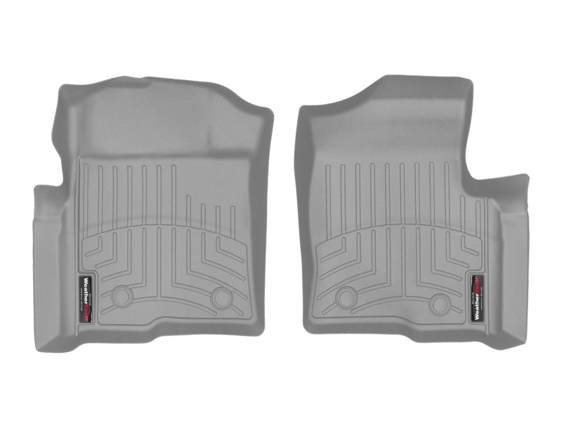 WeatherTech 09-14 Ford F-150 Front FloorLiner - Grey (Fits Vehicles w/ Dual Floor Posts)