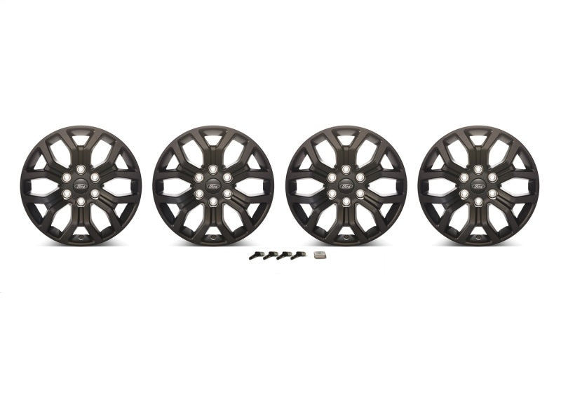 Ford Racing 2021+ F-150 18in Matte Black Wheel Kit