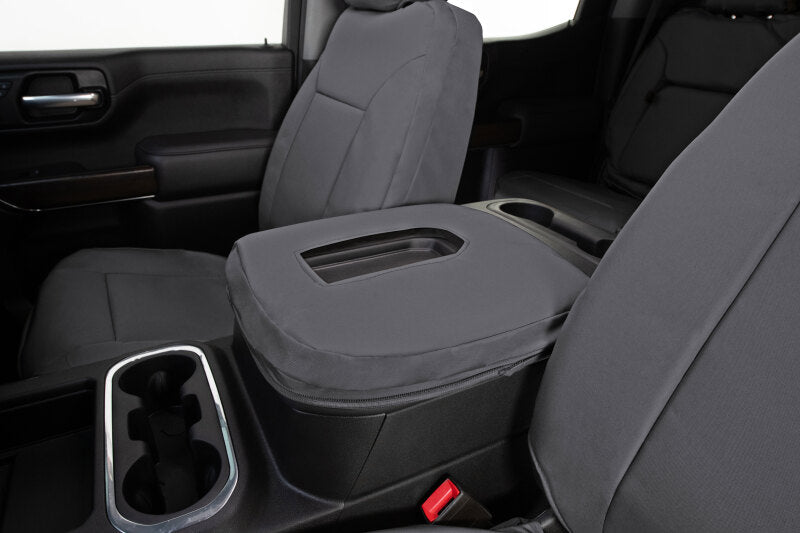Covercraft 15-24 Ford Transit Endura PrecisionFit Custom Front Row Seat Covers - Silver/Silver