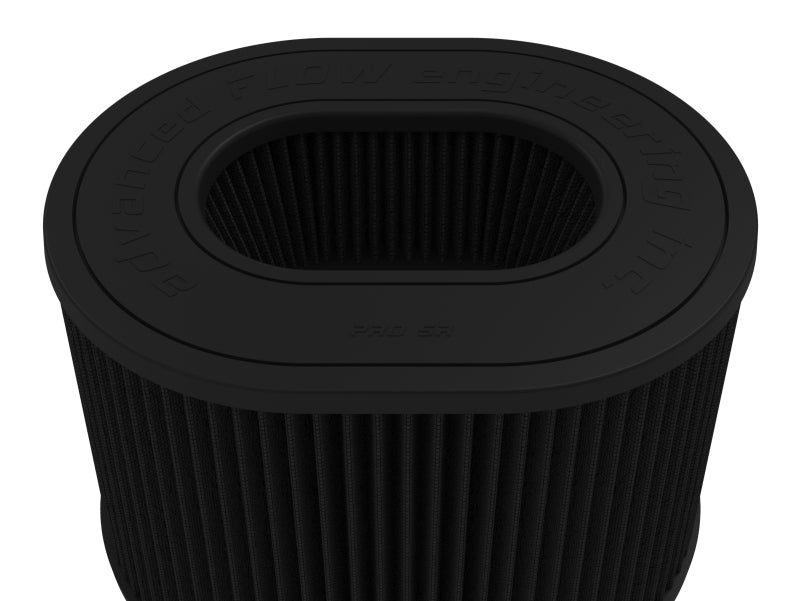 afe Magnum FORCE replacement air filter featuring a cylindrical design with a black finish and advanced filtration technology.