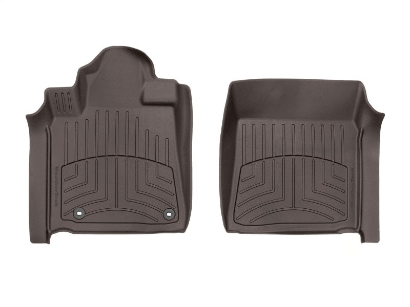 WeatherTech 12-19 Toyota Sequoia Front FloorLiner HP - Cocoa
