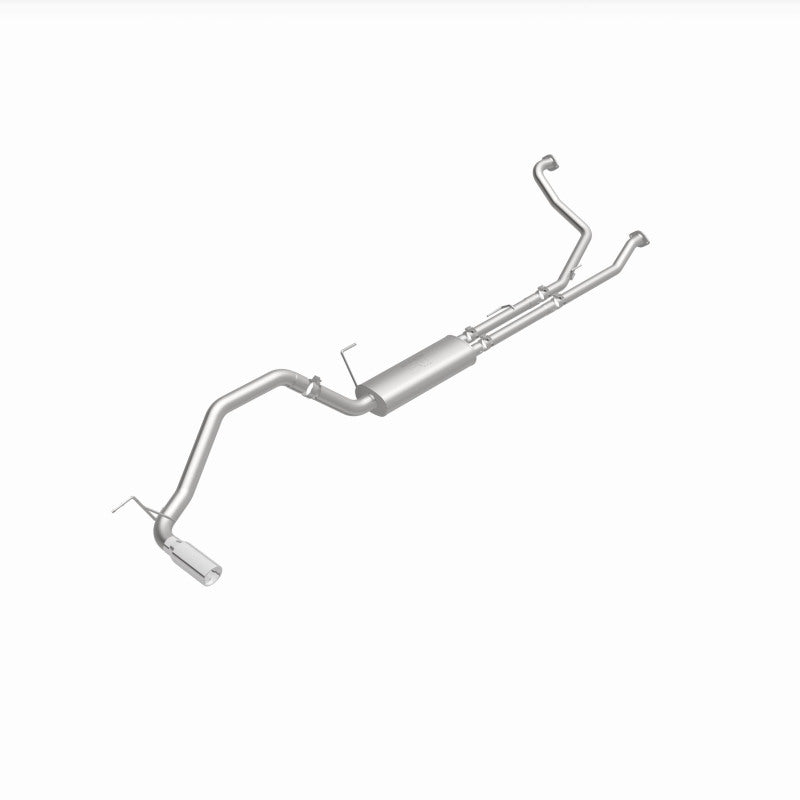 MagnaFlow CatBack 07-15 Nissan Titan V8 LGAS/LFLEX Single MF Polished Stainless Exhaust