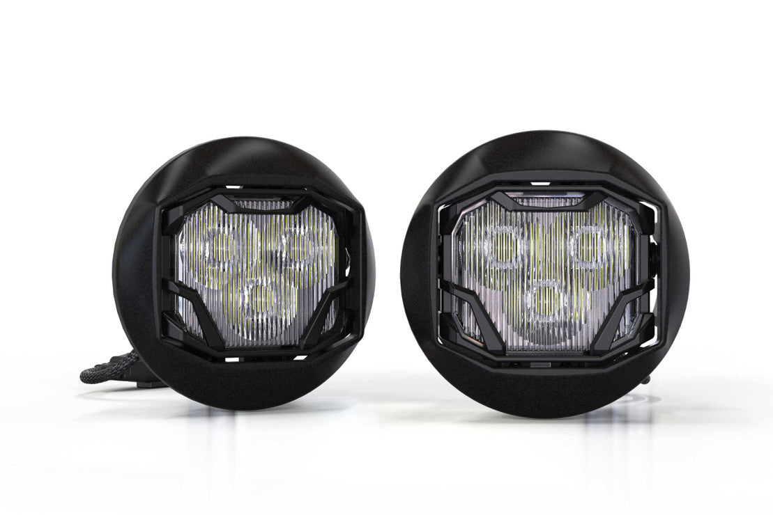 MORIMOTO 4BANGER LED FOG LIGHTS: CHEVROLET SILVERADO (2014-2018) 1500 AND 2015-2019 2500/3500