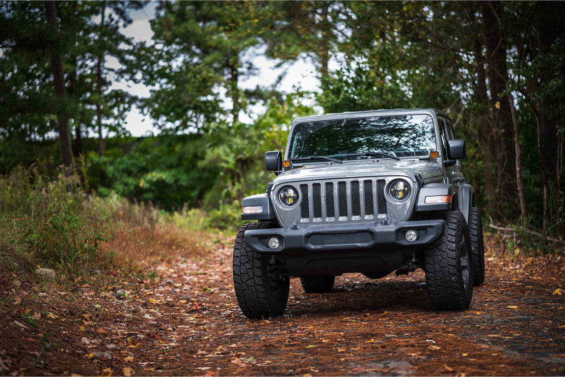 MORIMOTO 4BANGER LED A-PILLAR SYSTEM/DITCH LIGHTS: JEEP WRANGLER/GLADIATOR JL/JT 2018-2023