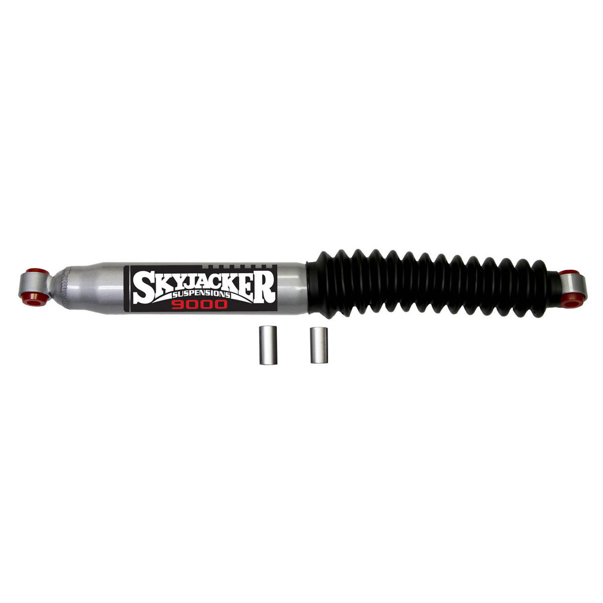 Steering Stabilizer HD OEM Replacement Kit Silver w/Black Boot 13-18 Ram 3500 14-18 Ram 2500 Skyjacker