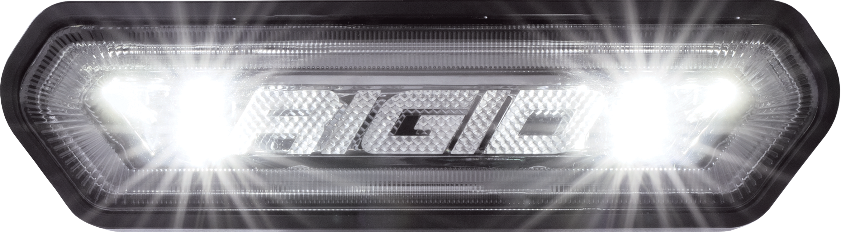 28 Inch LED Light Bar Rear Facing 27 Mode 5 Color Tube Mount Chase Series RIGID