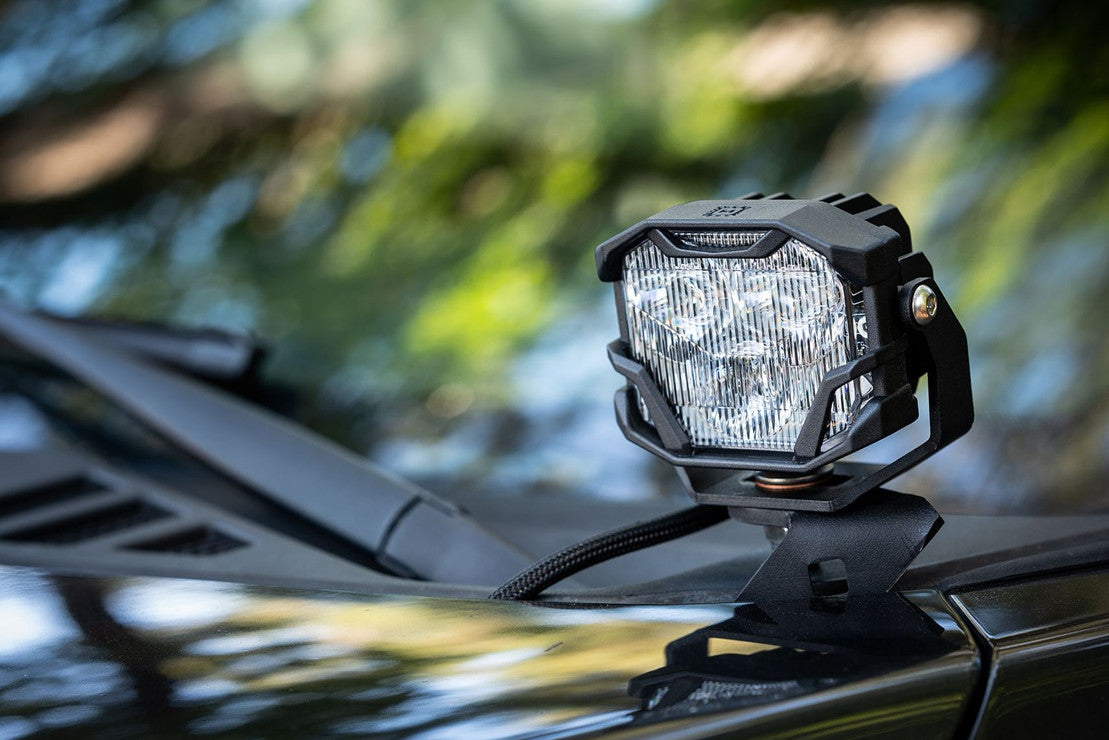 MORIMOTO 4BANGER LED A-PILLAR SYSTEM/DITCH LIGHTS: CHEVROLET SILVERADO/GMC SIERRA 2007-2013