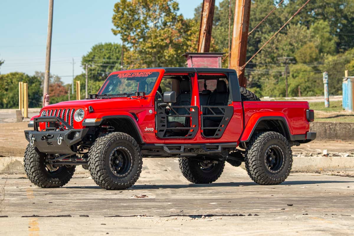 Contoured Drop Steps Jeep Gladiator JT 4WD (2020-2025) Rough Country