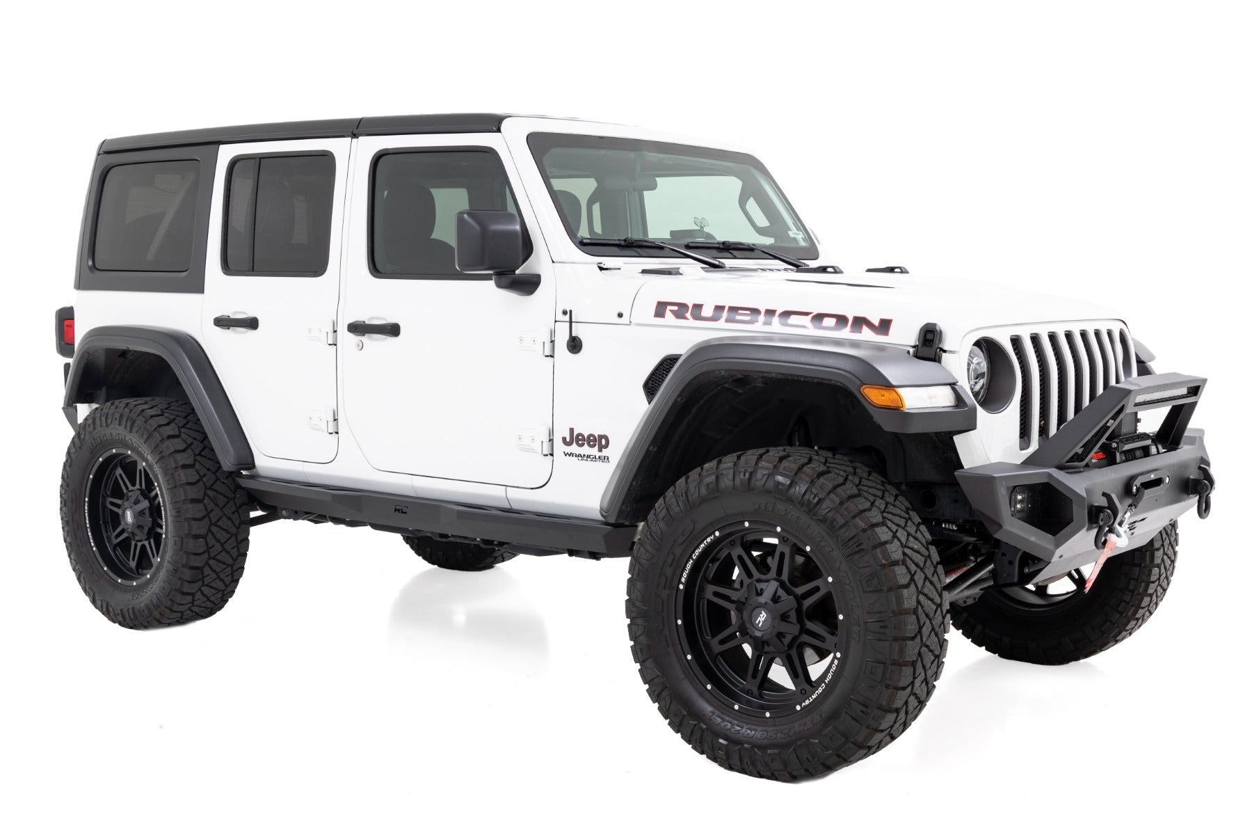 Rock Sliders Heavy Duty 4-Door 18-22 Jeep Wrangler JL 4WD Rough Country