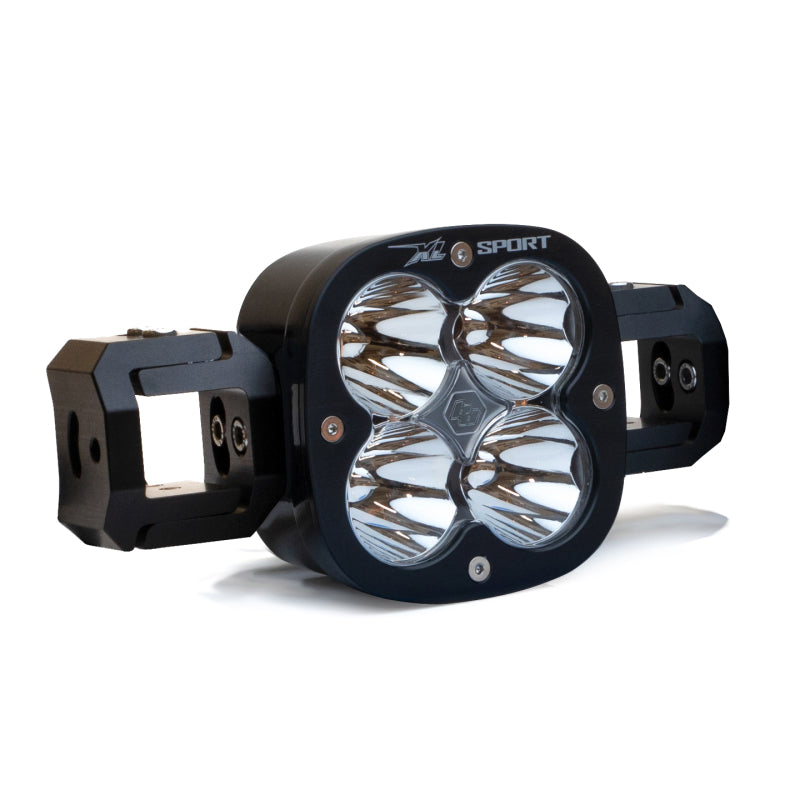 Baja Designs XL Linkable Add-a-Light featuring a compact design with four LED bulbs for enhanced off-road visibility.