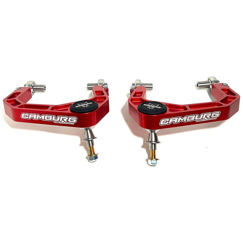 Camburg Ford Bronco 21-23 KINETIK V2 Performance Billet Uniball Upper Arms (Red)