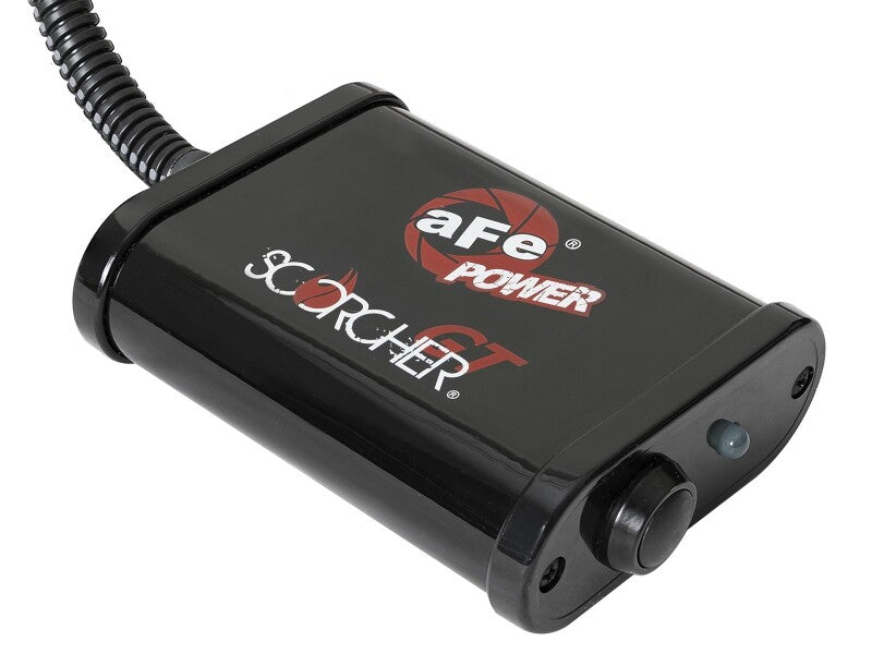 aFe SCORCHER Power Module for Ford F-250/F-350 20-22 V8-7.3L, enhancing engine performance with a sleek design.