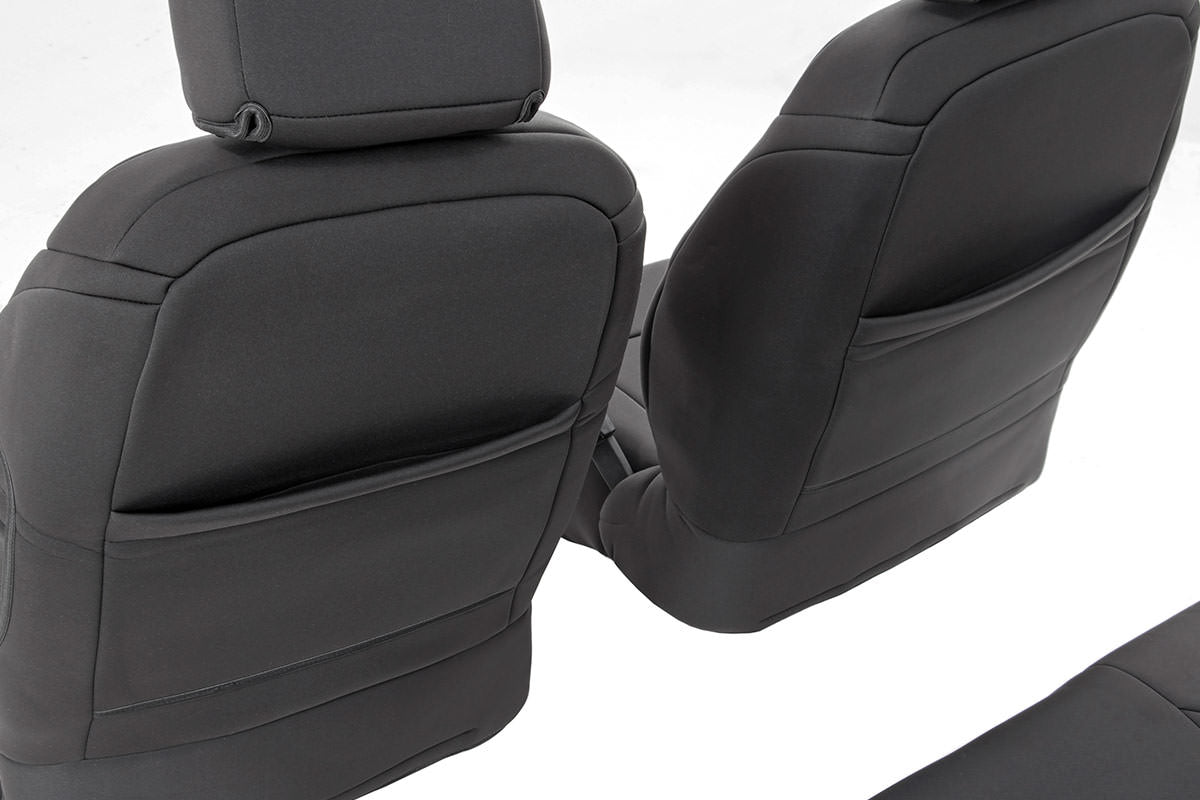Seat Covers Front and Rear Jeep Wrangler Unlimited 2WD/4WD (2008-2010) Rough Country