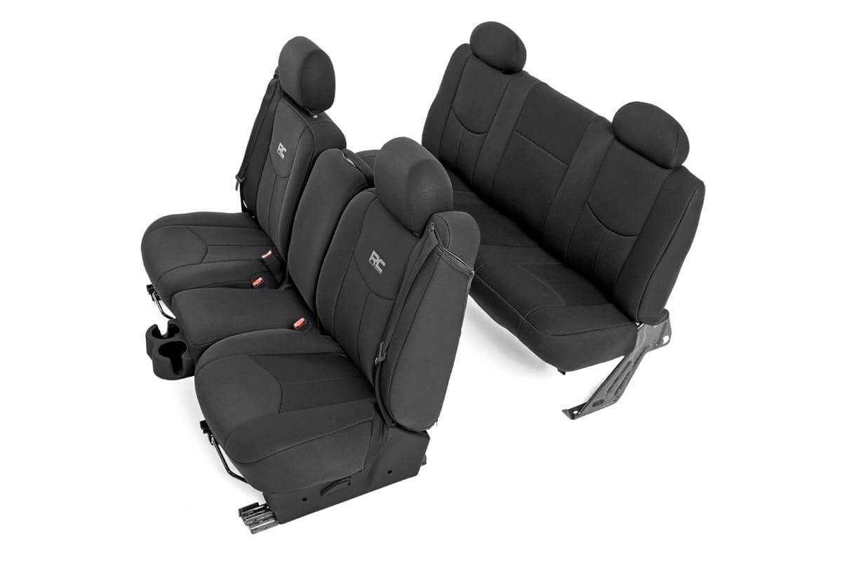 Seat Covers FR 40/40/20 & Rear Silverado/Sierra 1500 (99-06 & Classic) Rough Country
