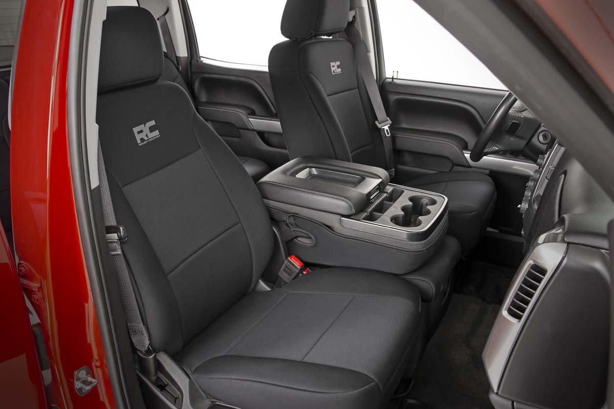 Seat Covers FR 40/20/40 & Rear Silverado/Sierra 1500 (14-18 & Classic) Rough Country