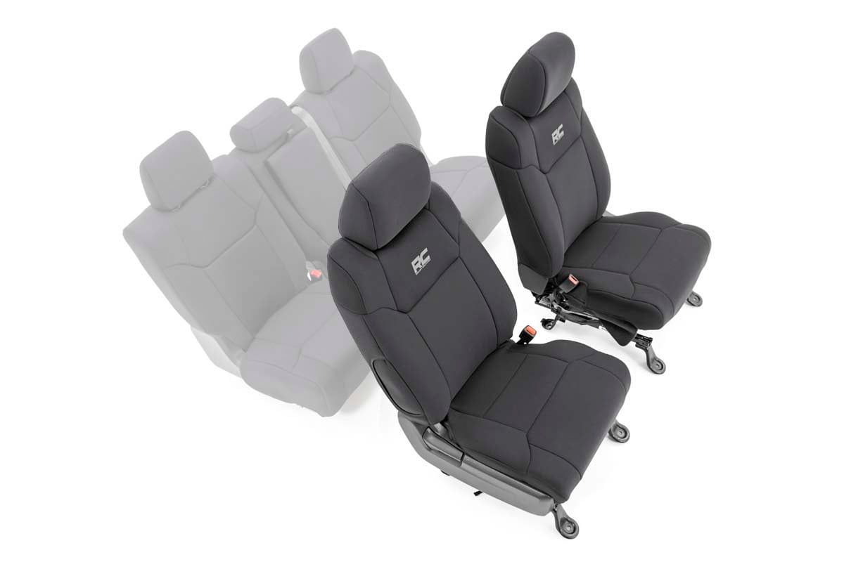 Seat Covers Front W/ Console Cover Toyota Tundra 2WD/4WD (2014-2021) Rough Country