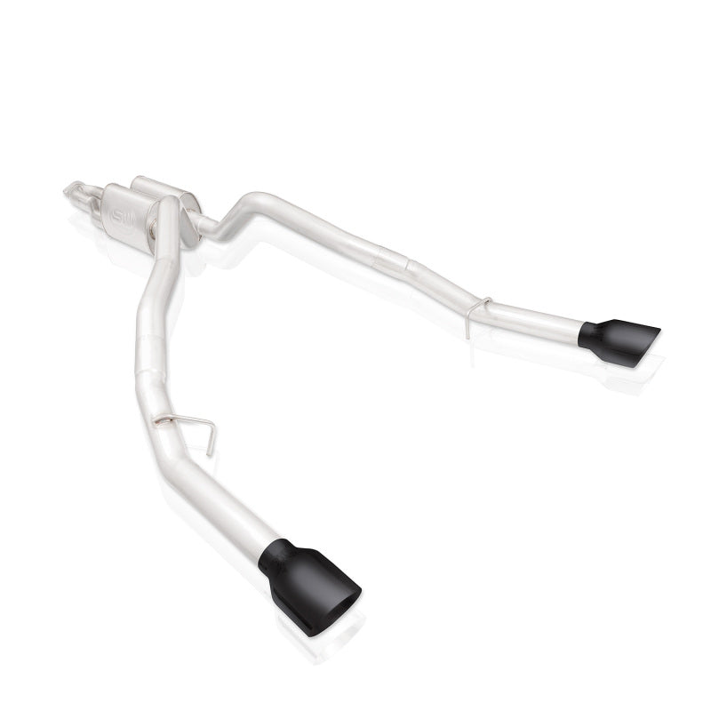 Stainless Works 2019+ Ram Redline Catback With Black Tips