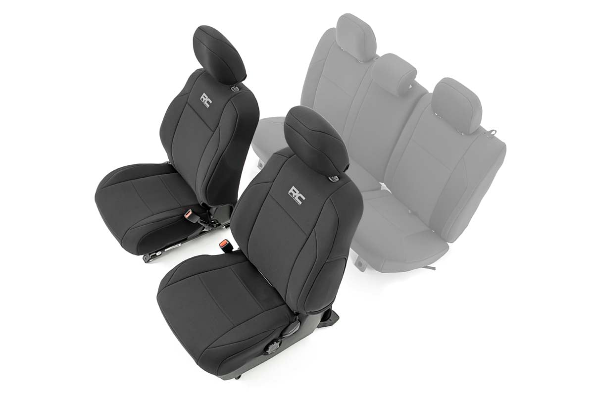 Seat Covers Front Double Cab Toyota Tacoma 2WD/4WD (2016-2023) Rough Country