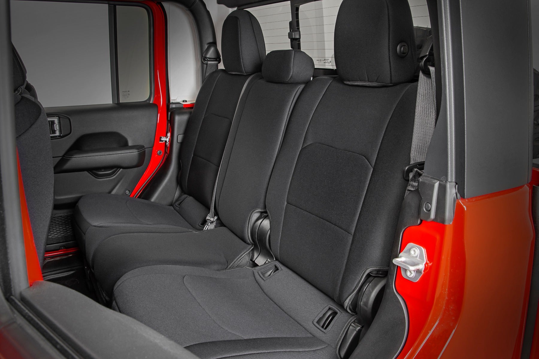 Seat Covers Front and RR w/ Cup Holder Jeep Gladiator JT 4WD (2020-2025) Rough Country