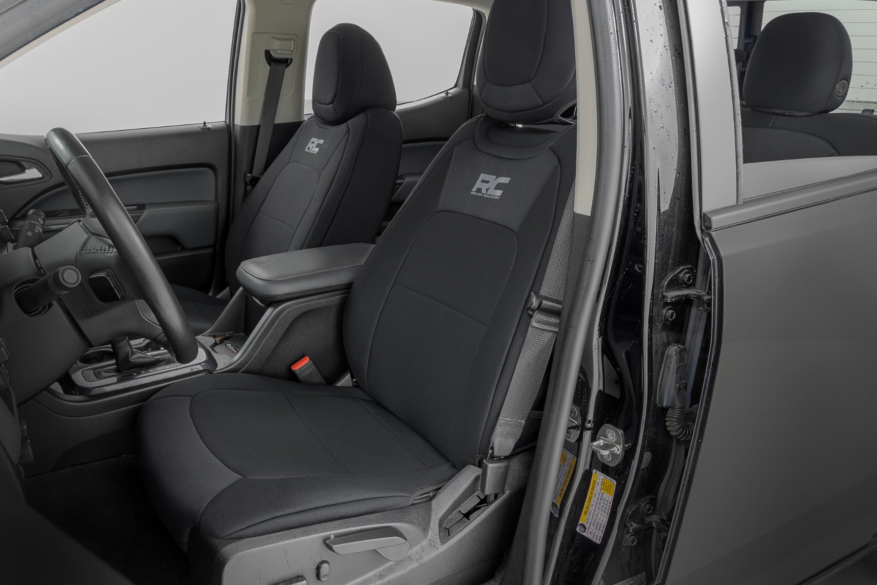 Seat Covers Front Bucket Rear Bench Chevy/GMC Canyon/Colorado (15-22) Rough Country