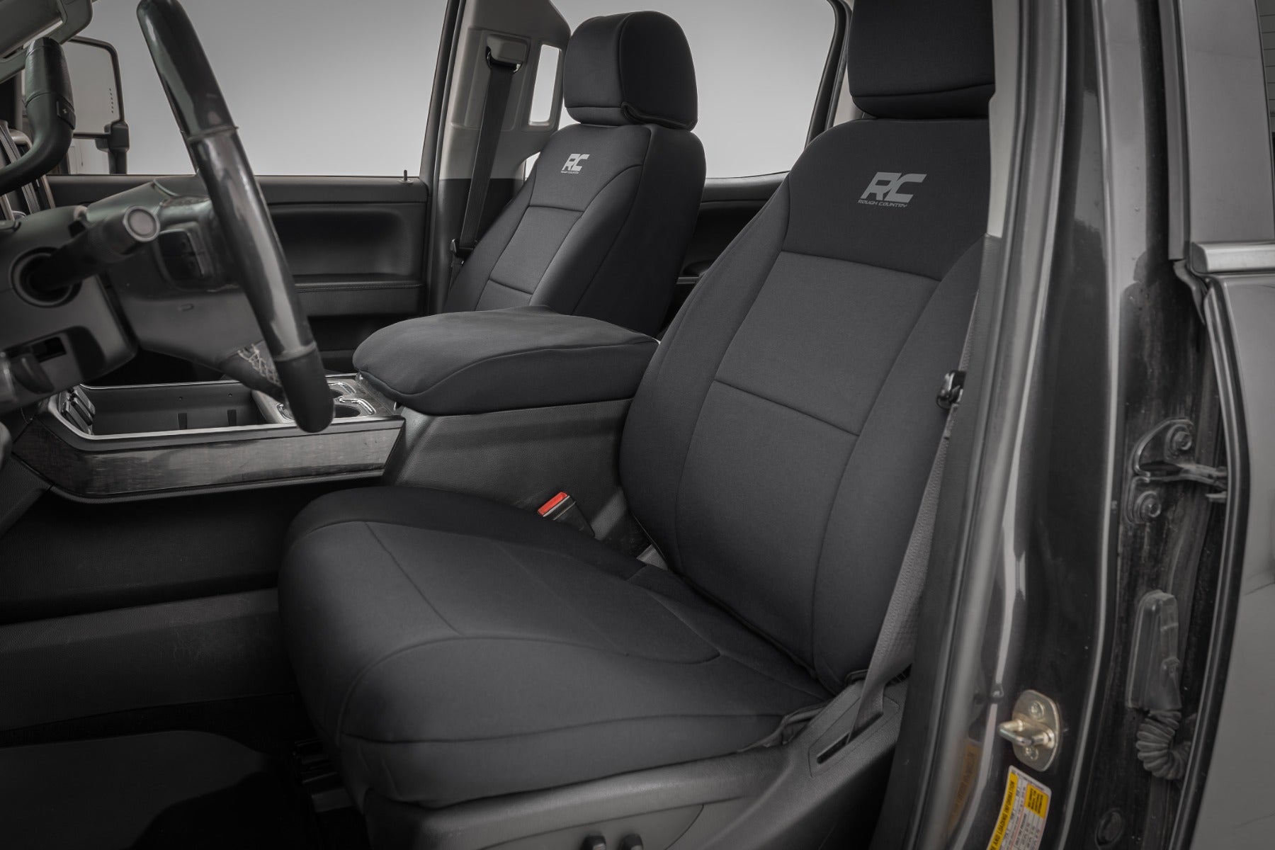 Seat Covers FR Bucket & RR 60/40 Bench Silverado/Sierra 2500HD/3500HD (14-26) Rough Country
