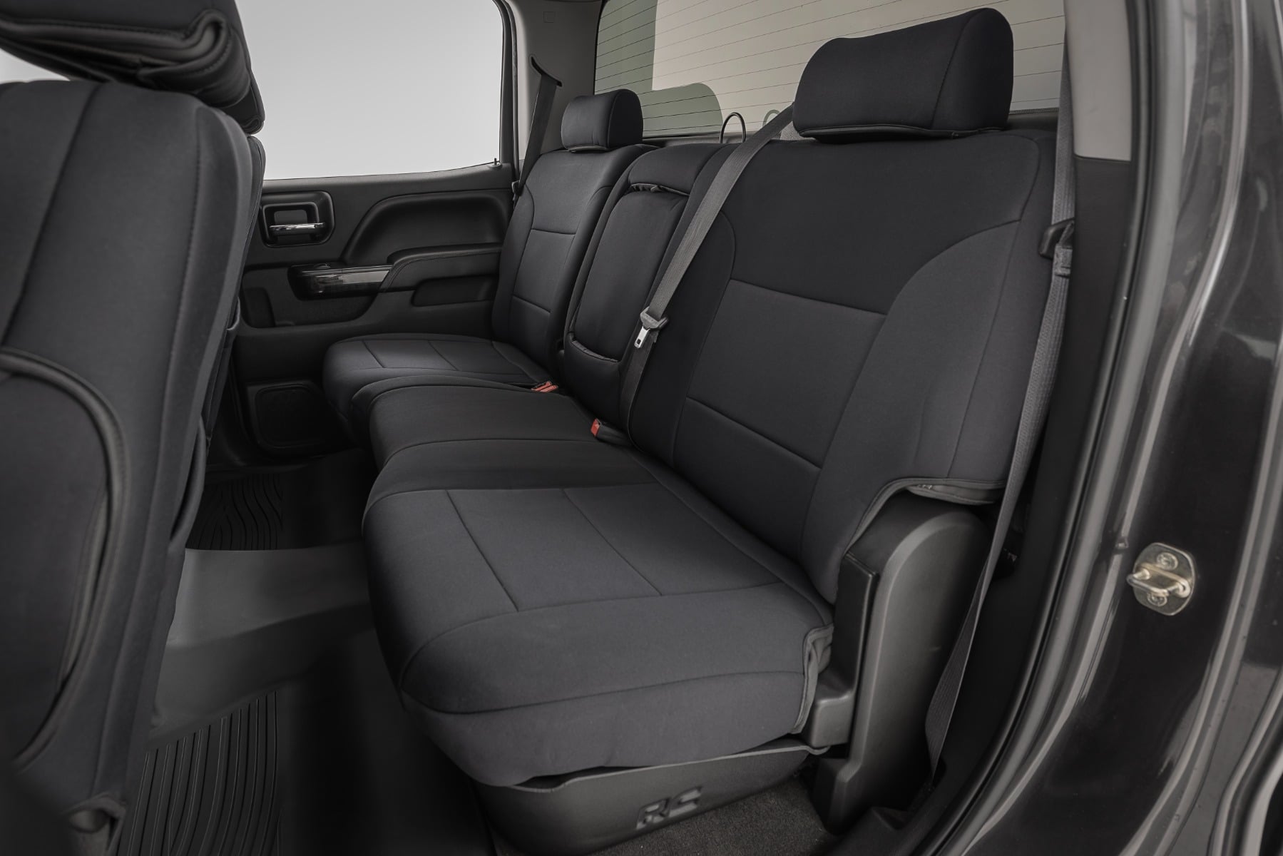Seat Covers FR Bucket & RR 60/40 Bench Silverado/Sierra 2500HD/3500HD (14-26) Rough Country