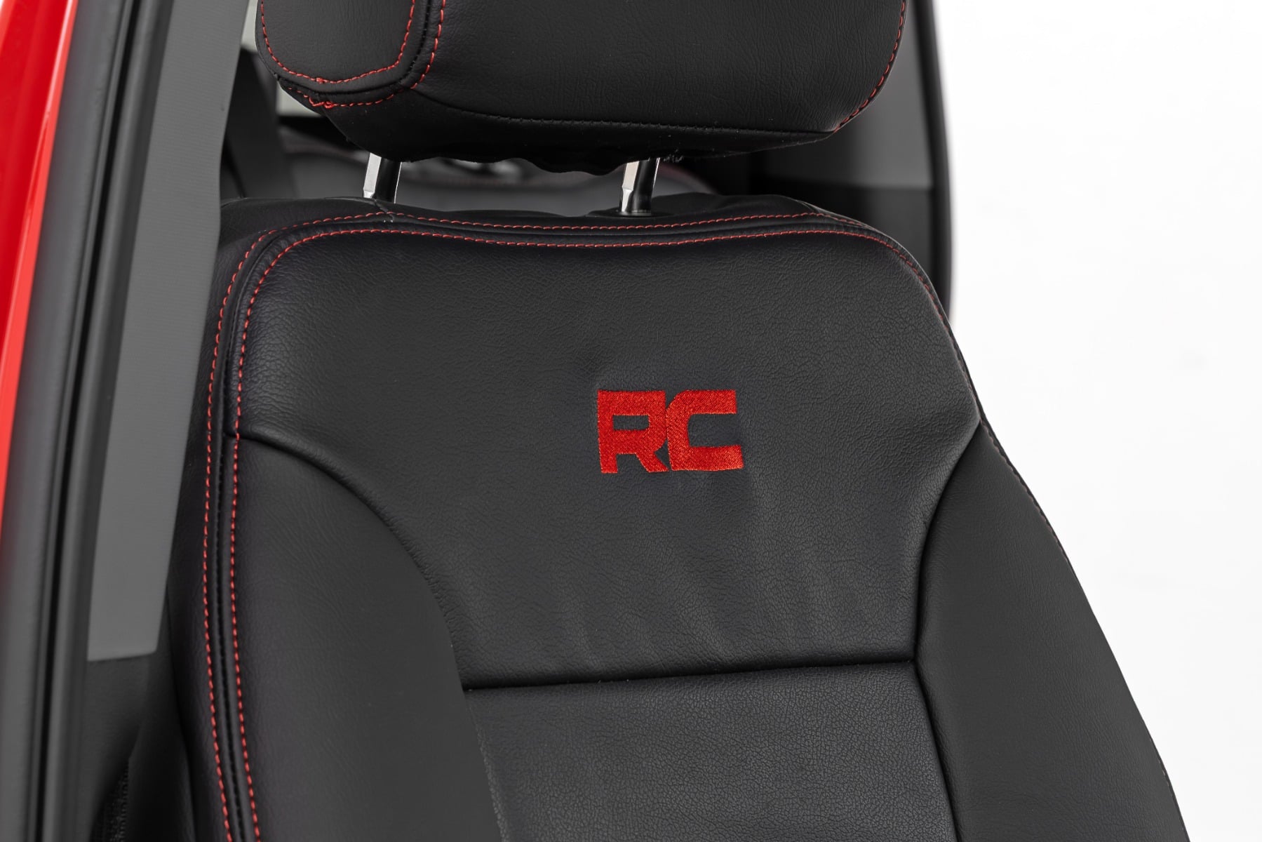 Leather Seat Covers FR Bucket RR 60/40 Chevy/GMC Sierra 1500 (19-25)/Silverado 1500 (19-26) Rough Country