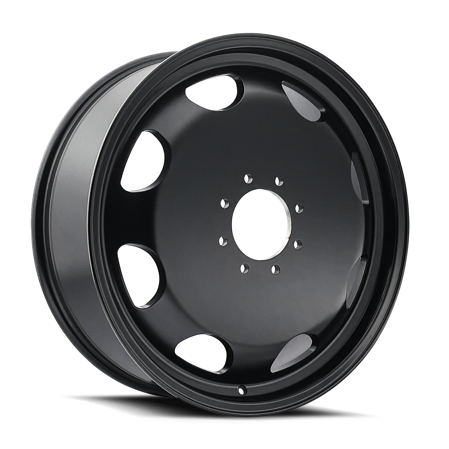 Dually Wheels Summit Dually 9110D MB 24x8.25 Matte Black 8 On 165.1 Bolt Pattern 100 Offset 121.3 Bore Cali Offroad Wheels