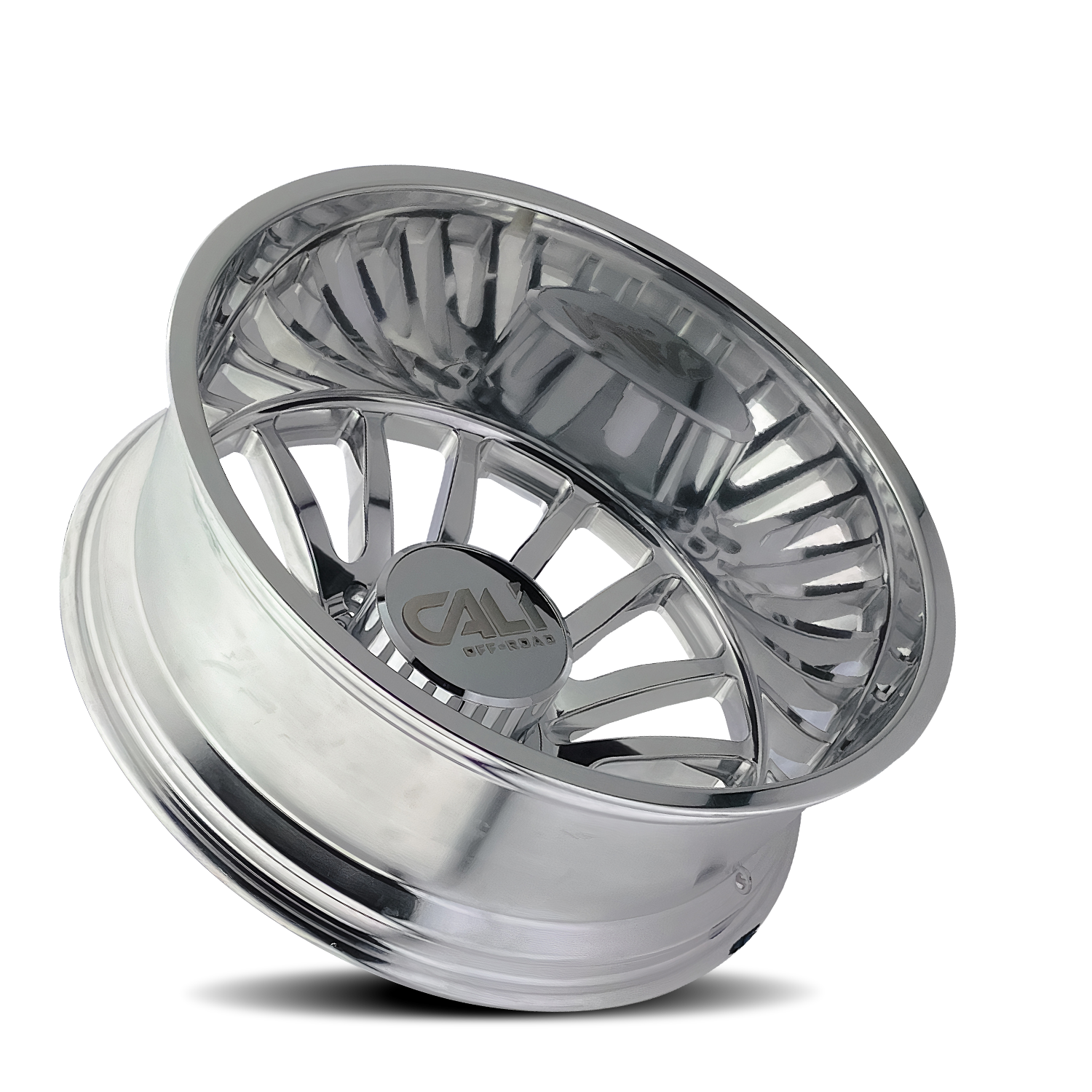Dually Wheels Summit Dually 9110D PO 20x8.25 Milled Spokes Polished 8 On 200 Bolt Pattern -232 Offset Cali Offroad Wheels