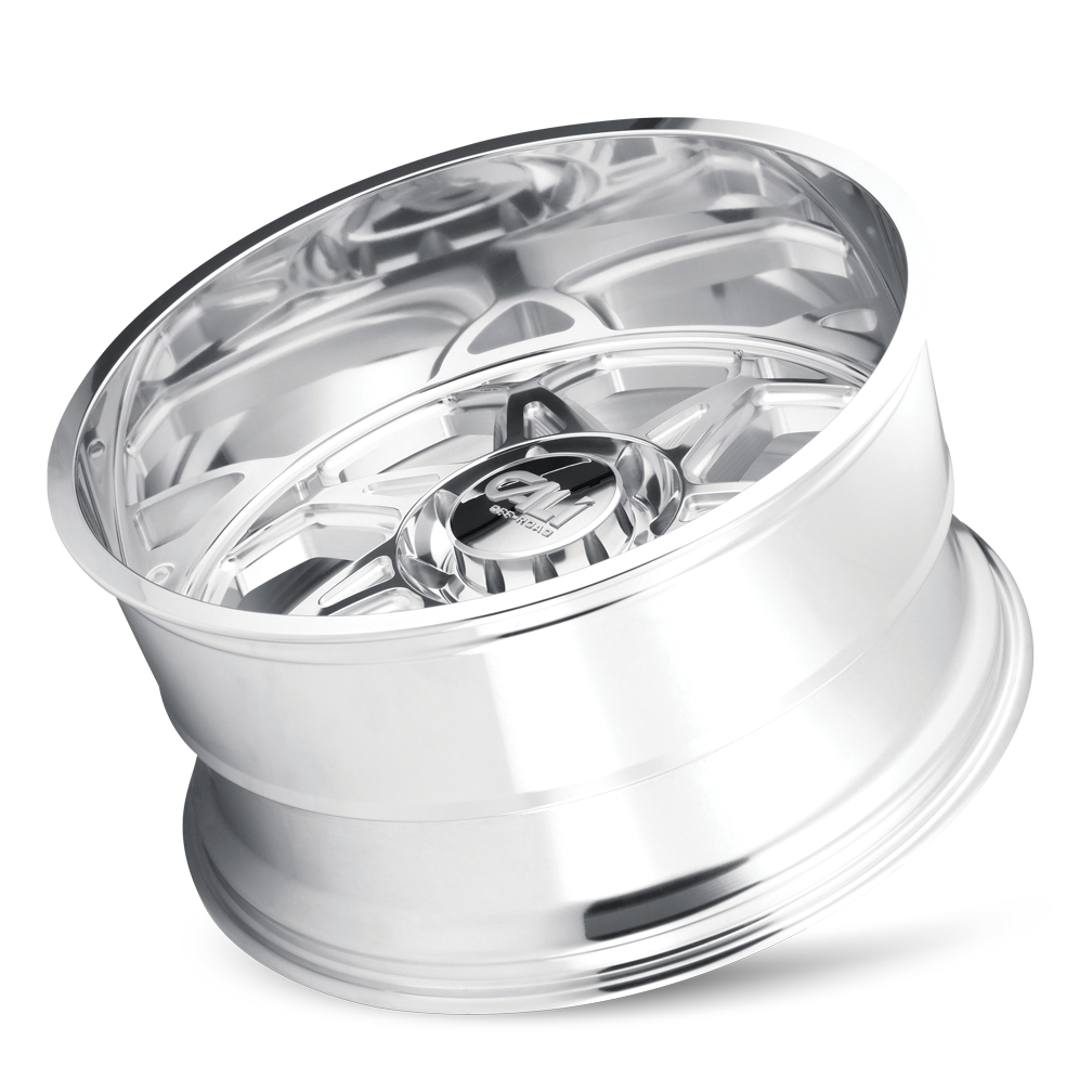 Cast Aluminum Wheels Sevenfold 9111 PO 20x10 Polished 6 On 135 Bolt Pattern -25 Offset Cali Offroad Wheels