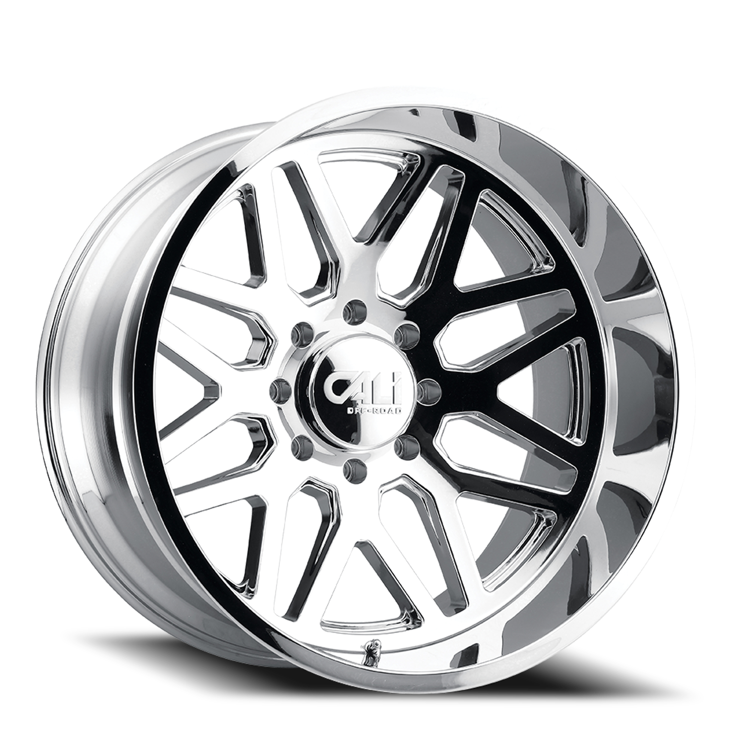 Cast Aluminum Wheels Invader 9115 CH 22x12 Chrome 8 On 170 Bolt Pattern -51 Offset Cali Offroad Wheels