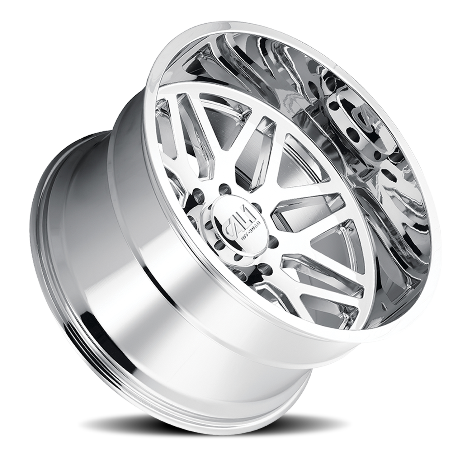 Cast Aluminum Wheels Invader 9115 CH 22x12 Chrome 8 On 170 Bolt Pattern -51 Offset Cali Offroad Wheels