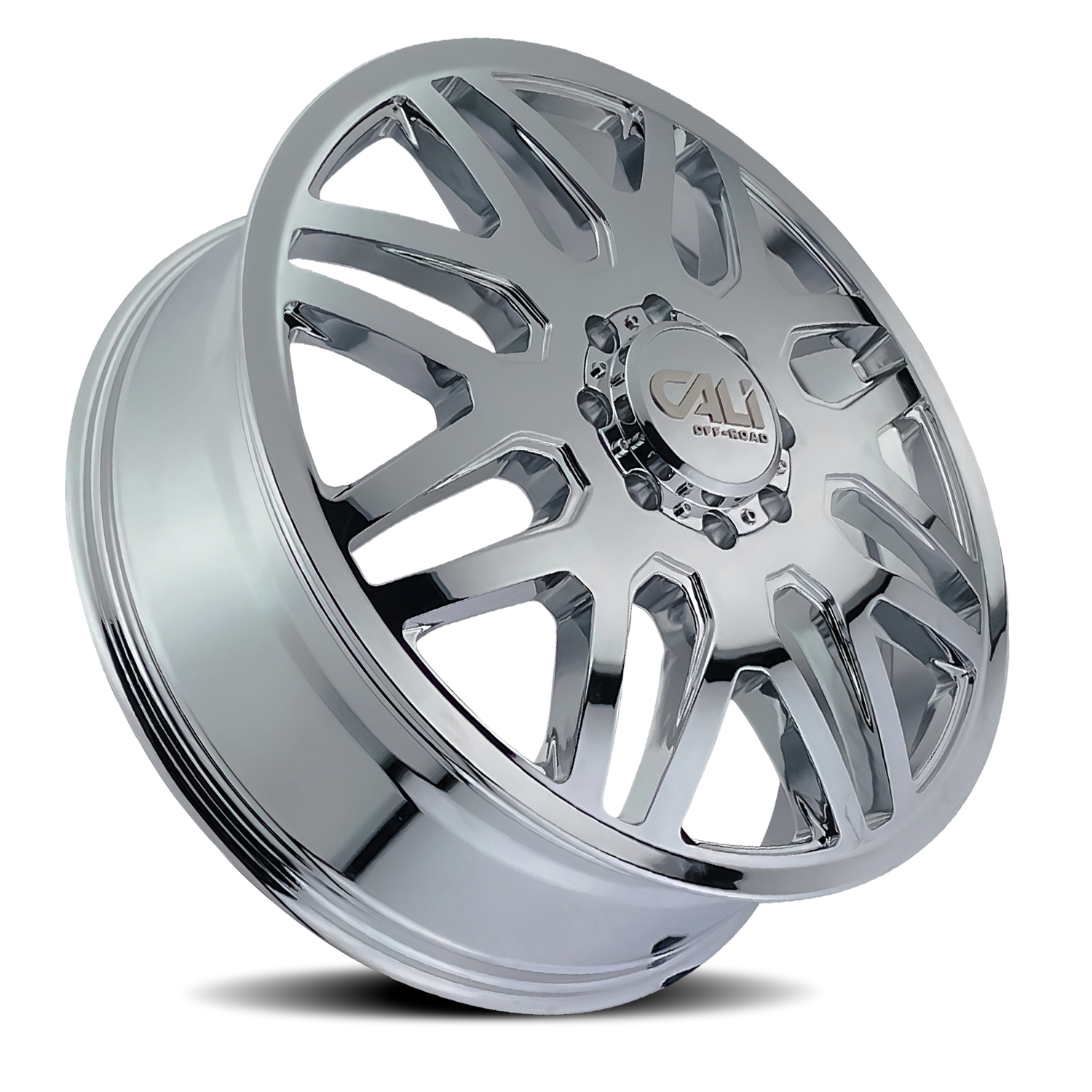 Dually Wheels Invader Dually 9115D CH 24x8.25 Chrome 8 On 200 Bolt Pattern 115 Offset Cali Offroad Wheels