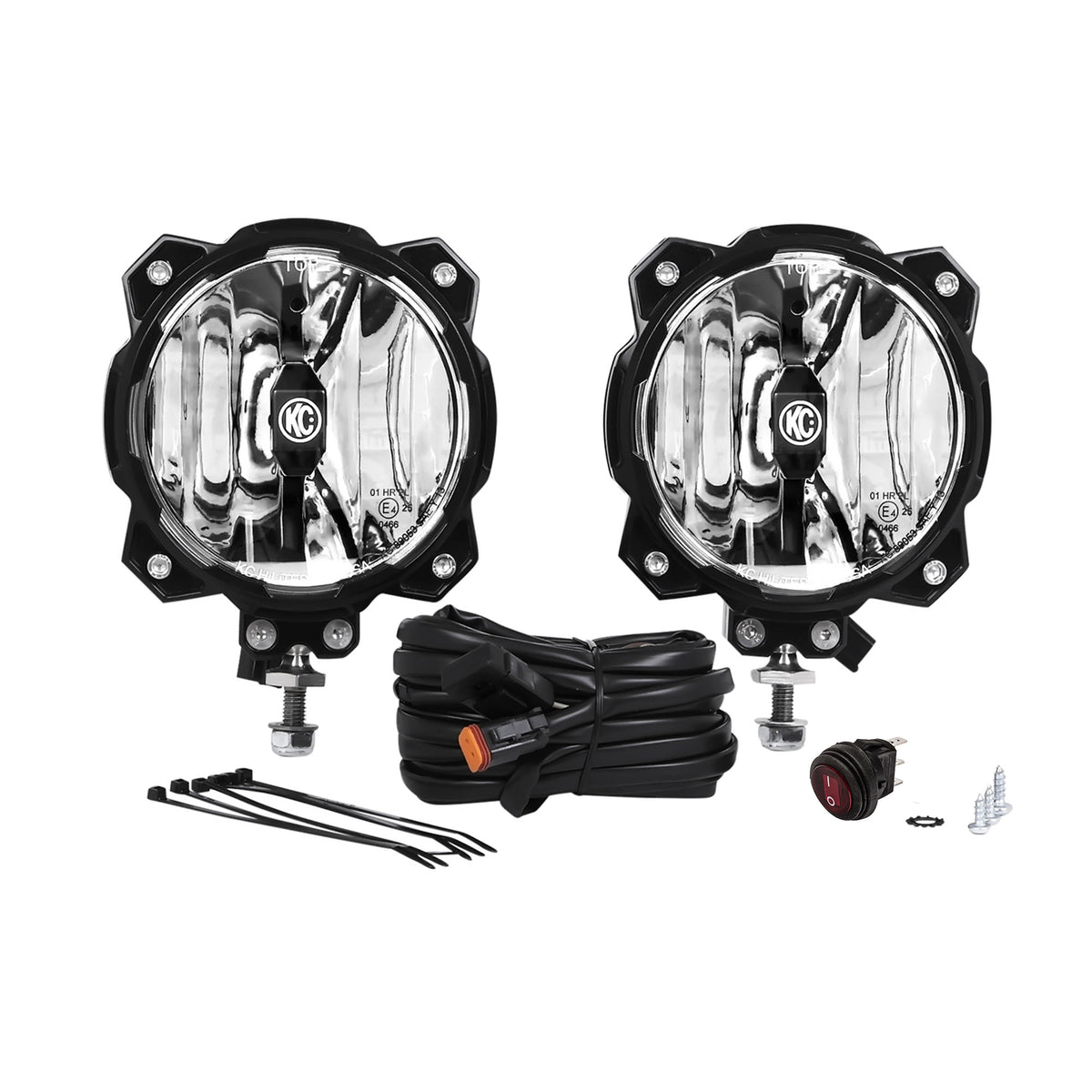 Pro6 Grav LED Inf Ring 6 Inch Wide 2 Light System KC HiLiTES