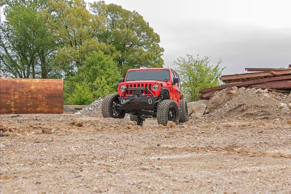 3.5 Inch Lift Kit Adj Lower FR D/S M1R Non-Rubicon Jeep Wrangler Unlimited (24-26) Rough Country