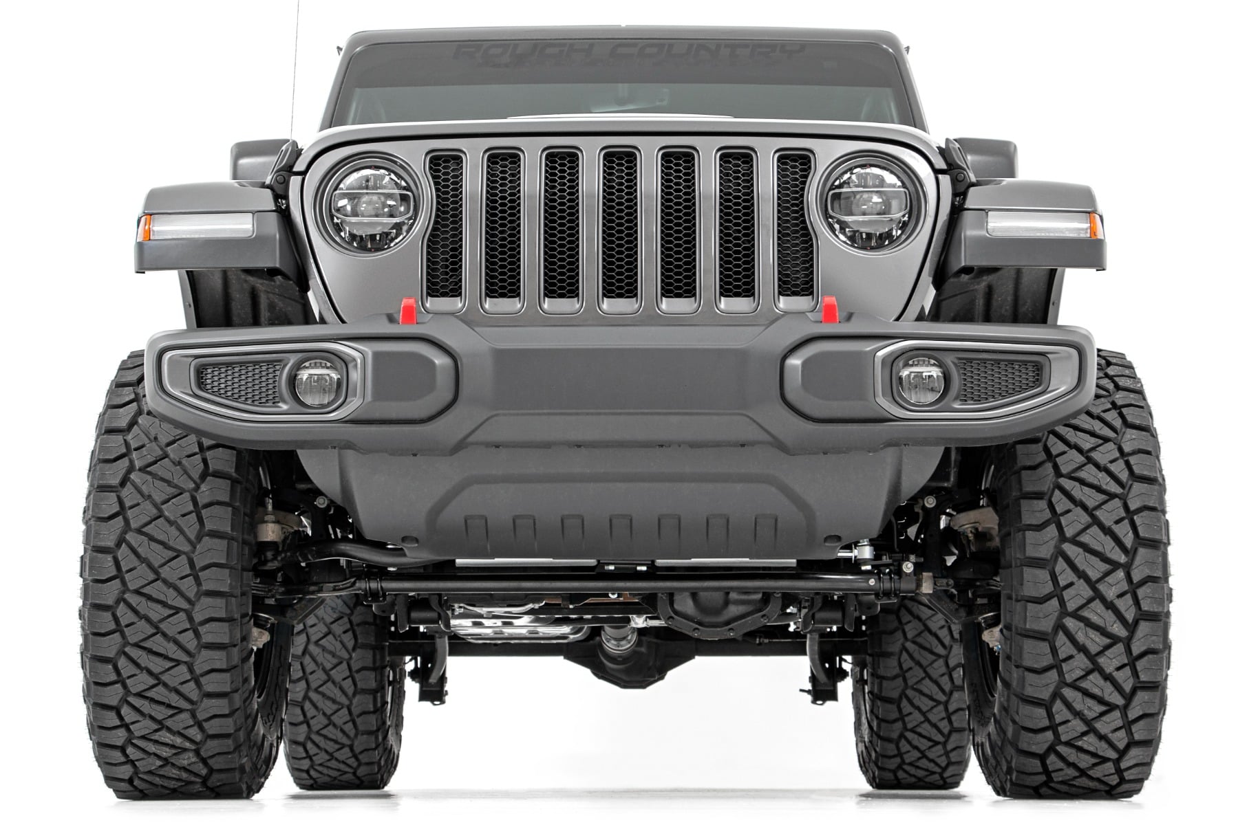 3.5 Inch Lift Kit Adj Lower FR D/S Rubicon Jeep Wrangler Unlimited 4WD (24-26) Rough Country