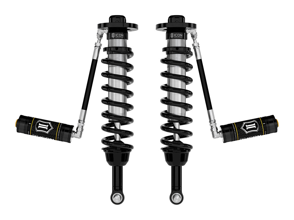 2021-2024 Ford F-150 4WD-Tremor 3.5-4.5 Inch-2.5-3 Inch Lift Front V.S. 2.5 Series Coilovers Remote Reservoir Pair Icon Vehicle Dynamics
